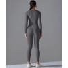 Жіночий жіночий фітнес костюм Long sleeve top + Leggings model 67 (Grafite) Жіночий жіночий фітнес костюм Long sleeve top + Leggings model 67 (Grafite)